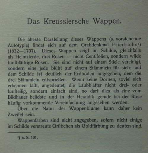 Seite Wappen Kreussler-Buch