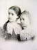 Irmgard und Margarethe Kreusler ca 1885